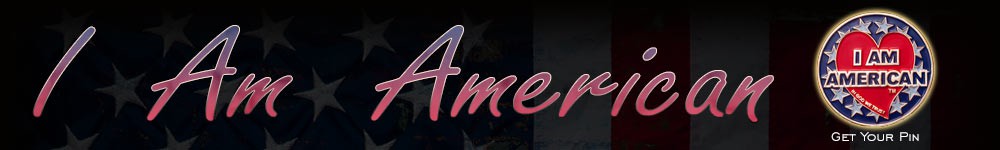 The I Am American Pin